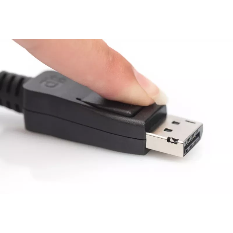 DIGITUS DisplayPort kabelis, M/M, 1m Ultra HD 8K, Vers. 1.3/1.4, standarta