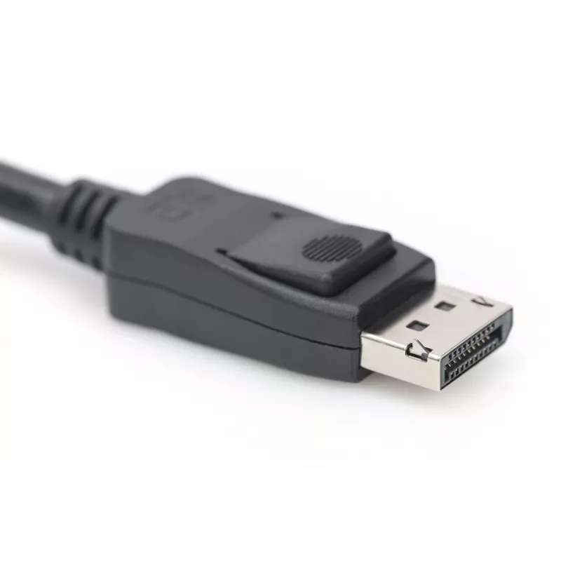 DIGITUS DisplayPort kabelis, M/M, 1m Ultra HD 8K, Vers. 1.3/1.4, standarta