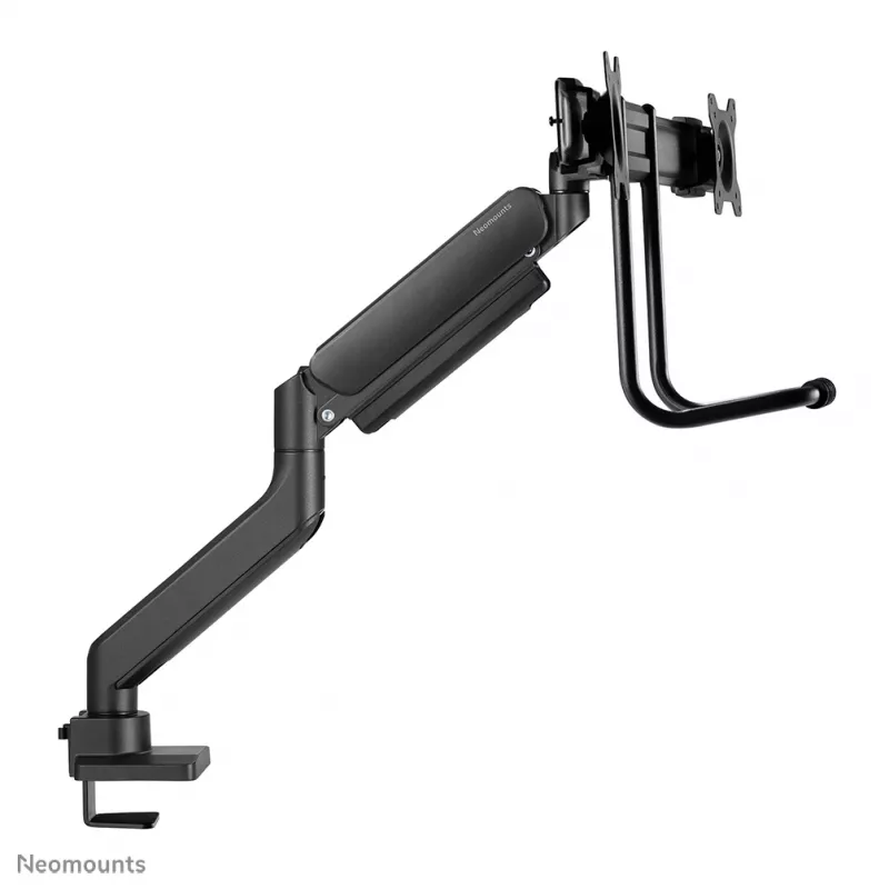 Neomounts DS75-450BL2 monitora kronšteins 17-32 collas - gāzes atspere - augšējā stiprinājums - 180° aizture