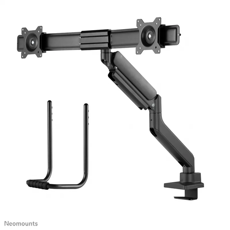 Neomounts DS75-450BL2 monitora kronšteins 17-32 collas - gāzes atspere - augšējā stiprinājums - 180° aizture