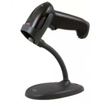 HONEYWELL Svītrkodu skeneris Voyager 1250g USB komplekts - ietver melnu skeneri 1250g un USB A tipa spirālveida kabeli 3m un Flex Neck prezentācijas statīvu un dokumentāciju
