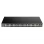 D-Link 48-portu Gigabit viedais pārvaldāmais slēdzis ar 4 x 10G SFP+