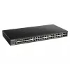 D-Link 48-portu Gigabit viedais pārvaldāmais slēdzis ar 4 x 10G SFP+