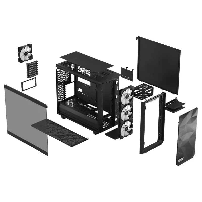 FRACTAL DESIGN Meshify 2 Lite RGB Melnstg Light Tint