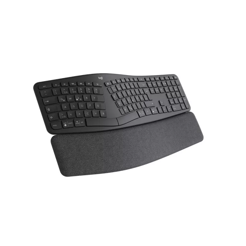 LOGITECH Ergo K860 - bezvadu dalītā tastatūra Business grafīta krāsā QWERTZ izkārtojumā vācu valodai