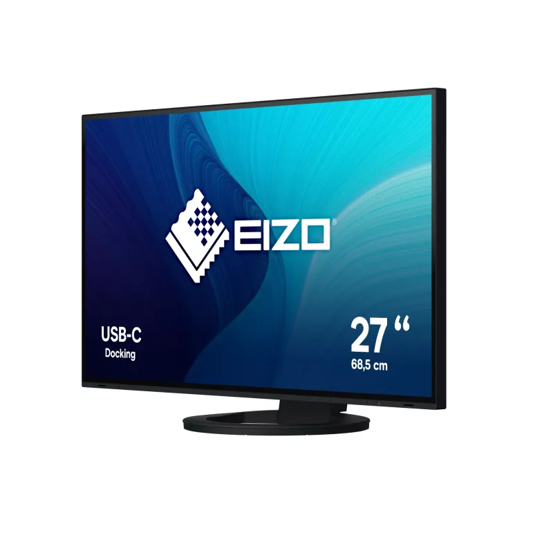 EIZO FlexScan EV2781-BK datora monitors 68,6 cm (27 collas) 2560 x 1440 pikseļi Quad HD LCD Melns