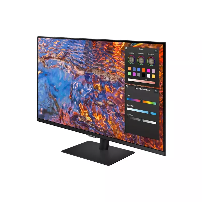 Samsung S80PB monitors 32 collas 4K Ultra HD LED IPS 3840 x 2160, 5 ms, 178° skata leņķis, USB centrmezgls, VESA, augstuma regulēšana