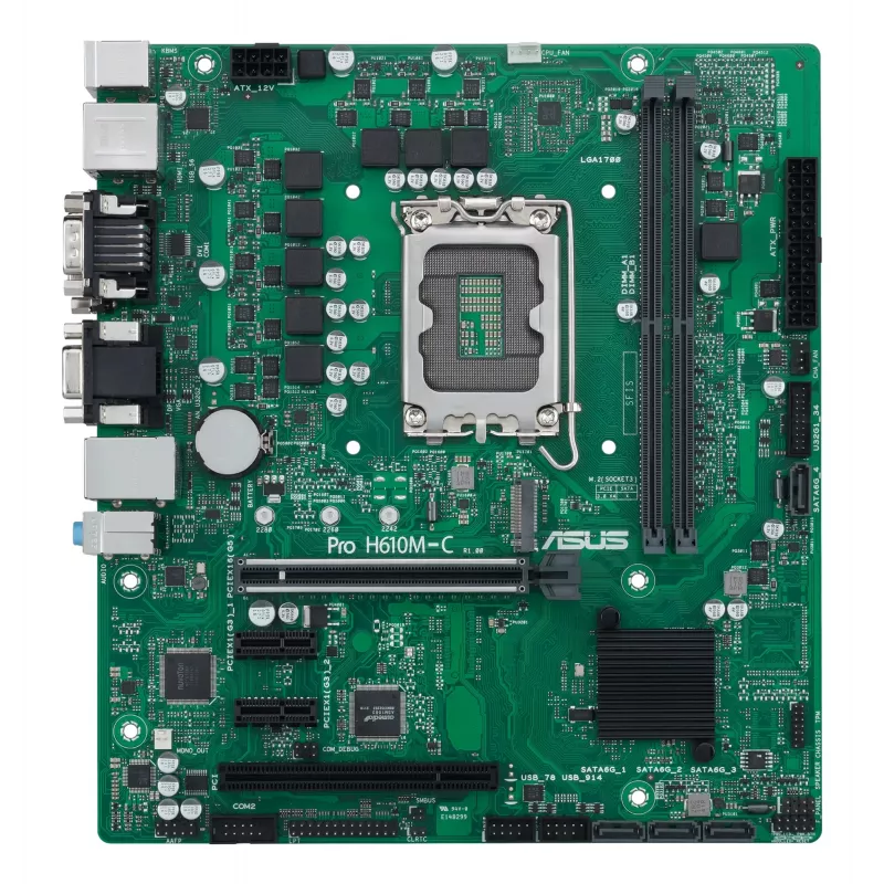 Mātesplate ASUS Pro H610M-C-CSM Intel H610 LGA 1700 micro ATX