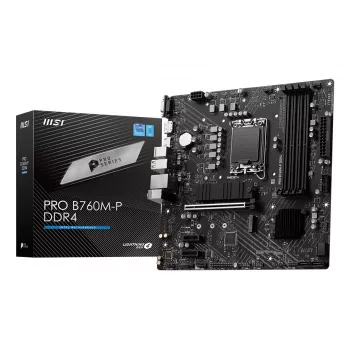 MSI PRO B760M-P DDR4 mātesplate Intel B760 LGA 1700 micro ATX