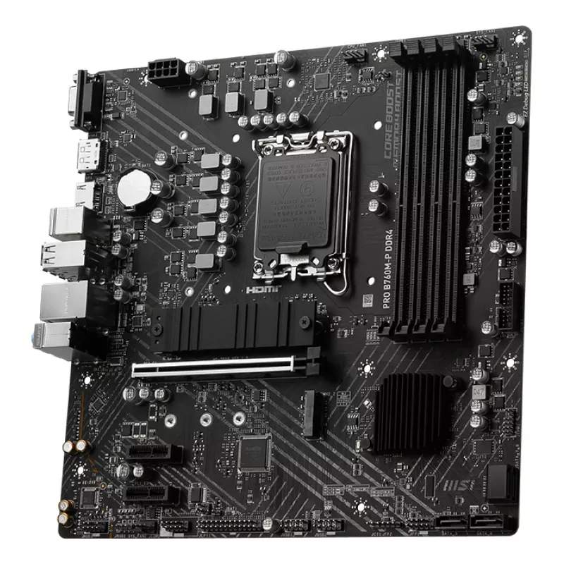 MSI PRO B760M-P DDR4 mātesplate Intel B760 LGA 1700 micro ATX