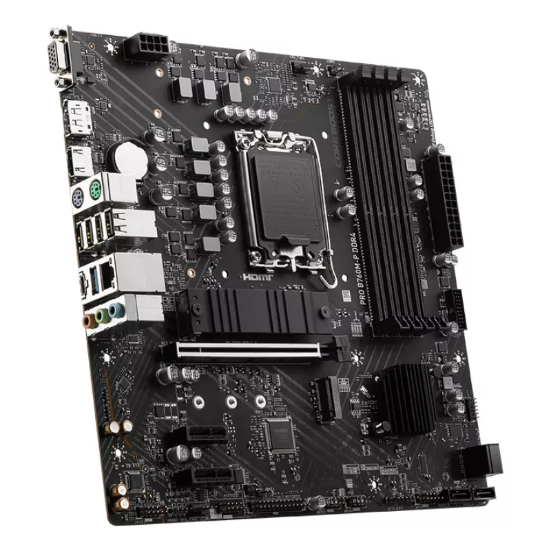 MSI PRO B760M-P DDR4 mātesplate Intel B760 LGA 1700 micro ATX