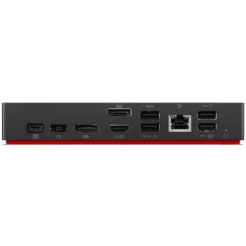 Lenovo ThinkPad Universal Thunderbolt 4 Smart Dock vadu pieslēgvieta melna 40 Gbit/s 100 W