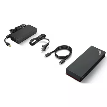 Lenovo ThinkPad Universal Thunderbolt 4 Smart Dock vadu pieslēgvieta melna 40 Gbit/s 100 W