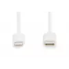 Uzlādes kabelis USB-C - Lightning Digitus Data DB-600109-010-W