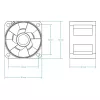 ARCTIC S4028-15K - 40 mm servera ventilators
