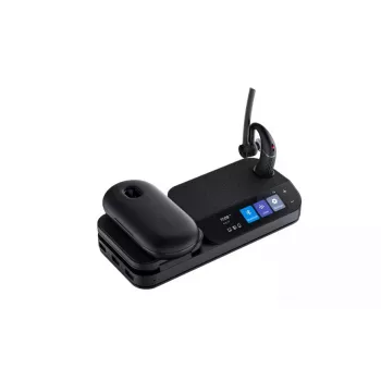 Yealink BH71-WORKSTATION-PRO austiņas/headset Bezvadu Ievietojamās Birojs/Zvanu centrs Bluetooth Uzlādes statīvs Melns