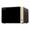 QNAP TS-664 NAS Tornis Intel® Celeron® N5095 8 GB DDR4 0 TB QNAP QTS Melns, Bronza