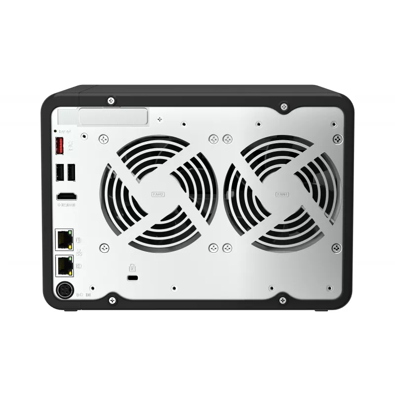 QNAP TS-664 NAS Tornis Intel® Celeron® N5095 8 GB DDR4 0 TB QNAP QTS Melns, Bronza