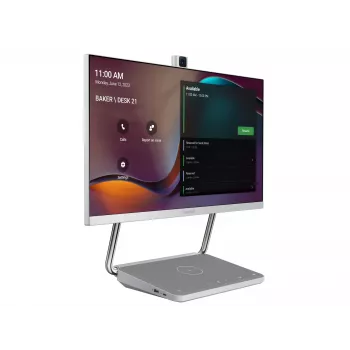 Video sadarbības panelis Yealink DeskVision A24 Pelēks Sudrabains