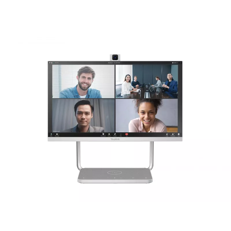 Video sadarbības panelis Yealink DeskVision A24 Pelēks Sudrabains