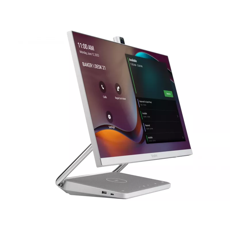 Video sadarbības panelis Yealink DeskVision A24 Pelēks Sudrabains