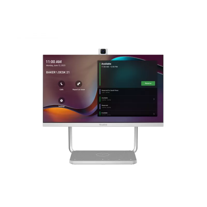 Video sadarbības panelis Yealink DeskVision A24 Pelēks Sudrabains