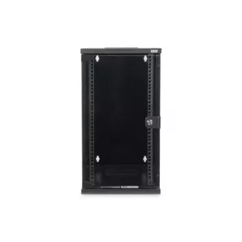 DIGITUS Wall Mounting Cabinet 254mm (10in) - 312x300 mm (WxD) Melns