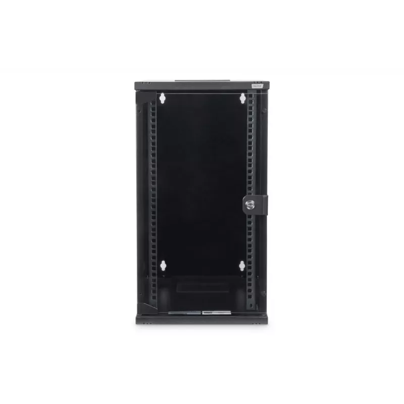 DIGITUS Wall Mounting Cabinet 254mm (10in) - 312x300 mm (WxD) Melns