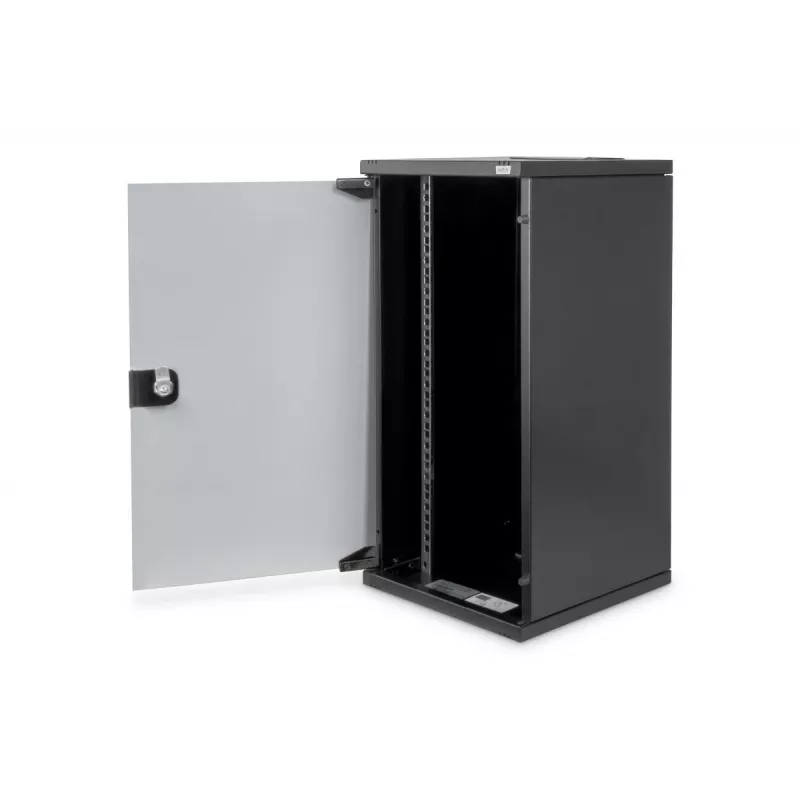 DIGITUS Wall Mounting Cabinet 254mm (10in) - 312x300 mm (WxD) Melns