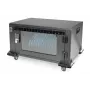 DIGITUS uzlādes skapis, 16 uzlādes vietām, 14 collas, melns 384 x 550 x 375 mm, elektr. slēdzene, iekļ. USB, ventilators