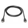 DIGITUS HDMI Ultra High Speed savienojuma kabelis, tips A M/M, 1m ar Ethernet, UHD 8K 60p, melns
