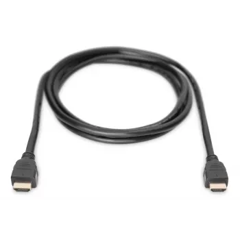 DIGITUS HDMI Ultra High Speed savienojuma kabelis, tips A M/M, 1m ar Ethernet, UHD 8K 60p, melns