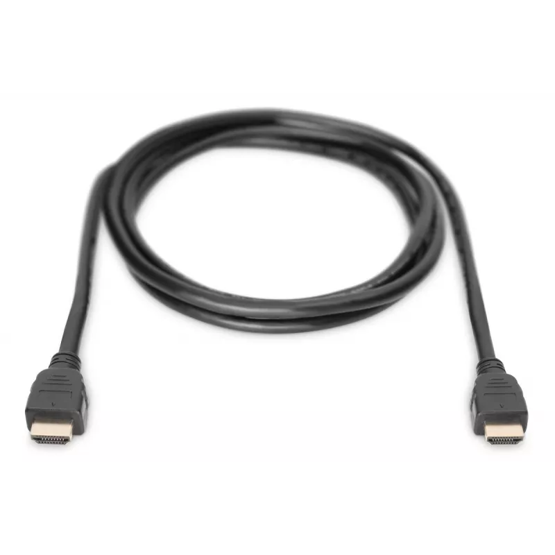 DIGITUS HDMI Ultra High Speed savienojuma kabelis, tips A M/M, 1m ar Ethernet, UHD 8K 60p, melns