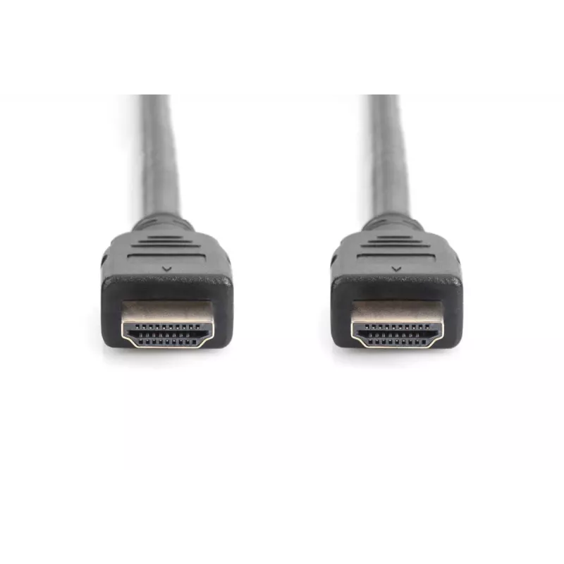 DIGITUS HDMI Ultra High Speed savienojuma kabelis, tips A M/M, 1m ar Ethernet, UHD 8K 60p, melns