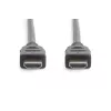 DIGITUS HDMI Ultra ātrgaitas savienojuma kabelis, tips A vīr./vīr., 3m ar Ethernet, UHD 8K 60p, melns