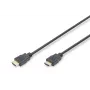 DIGITUS HDMI standarta savienojuma kabelis, A tipa vīriešu/vīriešu, 2 m, ar Ethernet, HDMI 1.4, Full HD (ak-330114-020-s)