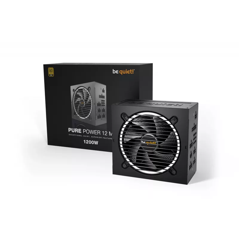 be quiet! PURE POWER 12 M | 1200W barošanas bloks 20+4 pin ATX ATX Melns