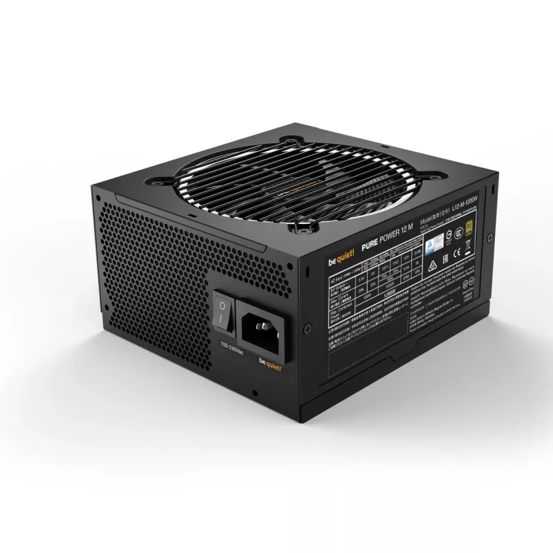 be quiet! PURE POWER 12 M | 1200W barošanas bloks 20+4 pin ATX ATX Melns