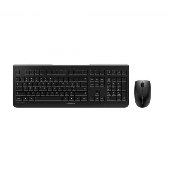 CHERRY DW 3000 tastatūra Iekļauta pele Universāla RF bezvadu QWERTY ASV angļu valoda Melna