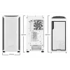 PC korpuss be quiet! Shadow Base 800 DX balta Midi Tower
