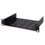 DIGITUS fiksēts plaukts 254 mm (10 collas) 1U 44x254x150 mm, krāsa melna (RAL 9005)