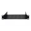 DIGITUS fiksēts plaukts 254 mm (10 collas) 1U 44x254x150 mm, krāsa melna (RAL 9005)
