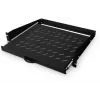 DIGITUS 2U izvelkamais plaukts skapjiem no 450 mm dziļuma 88x483x352 mm, līdz 30 kg, melns (RAL 9005)