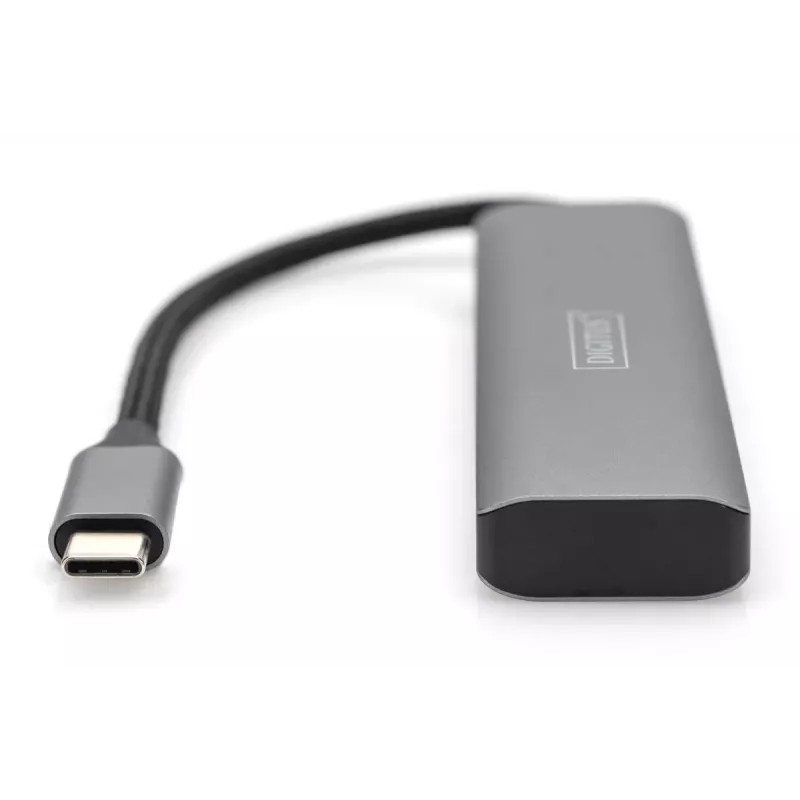 DIGITUS USB-C 4 pieslēgvietu HUB 2x USB-A + 2x USB-C Gen2