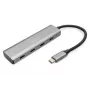 DIGITUS USB-C 4 portu centrmezgls, 4x USB-C 3.1 Gen1, 5 Gbps