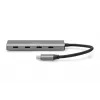 DIGITUS USB-C 4 portu centrmezgls, 4x USB-C 3.1 Gen1, 5 Gbps