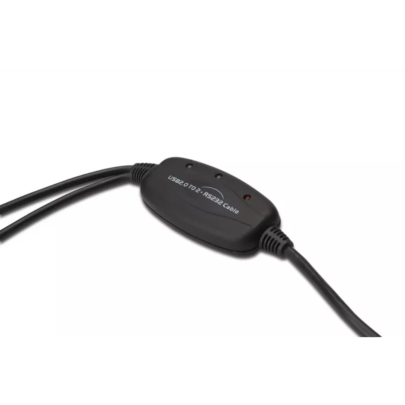 DIGITUS USB 2.0 uz 2x Rs232 kabelis 1,5m