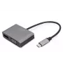 DIGITUS USB Type-CT 4K 2-in-1 DisplayPort + VGA Graphics Adapter