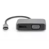 DIGITUS USB Type-CT 4K 2-in-1 DisplayPort + VGA Graphics Adapter