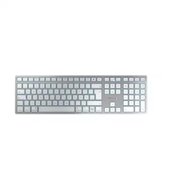 CHERRY KW 9100 plāns FOR MAC tastatūra Universāla USB + Bluetooth QWERTZ Vācu Sudraba